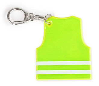 kamizelka żółta z karabińczykiem front